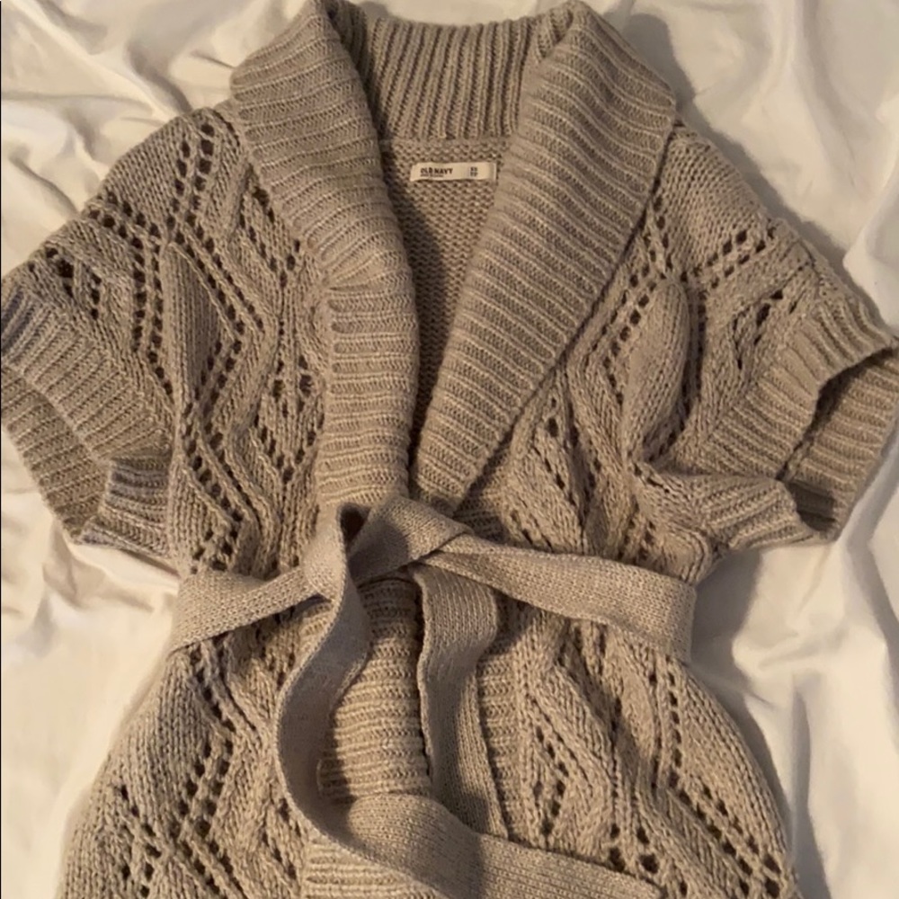 Gray sweater